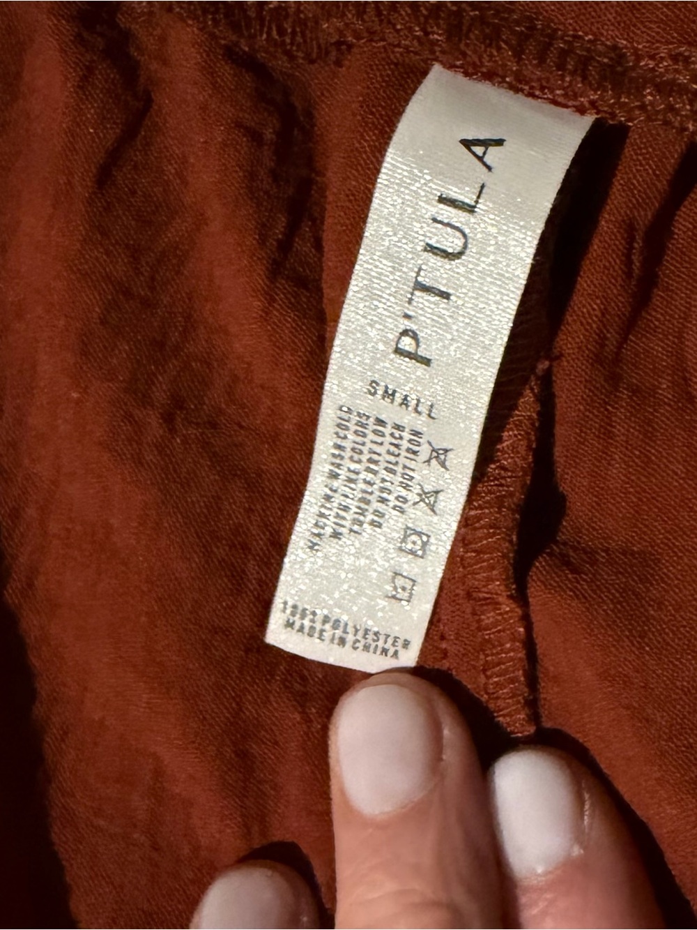 P'tula Rust Cargo Pants - Picture 3 of 4
